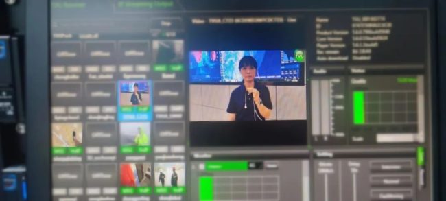 TVU收发服务器接收画面
