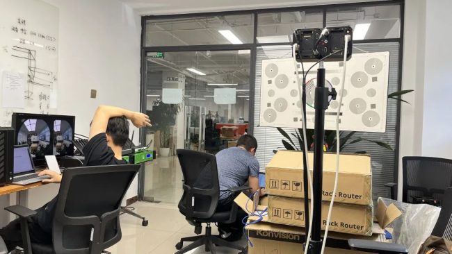 8K VR 3D摄像机实时拍摄中