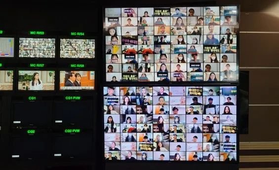 通过TVU Partyline呈现的海量观众互动效果