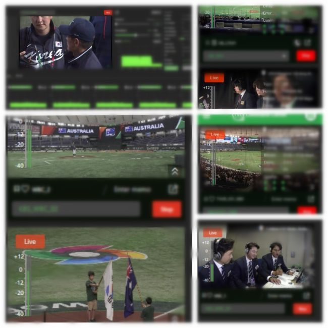 MBC、SBS、KBS和YeonhapNewsTV采用TVU方案实现赛事公共信号和解说画面的实时回传。