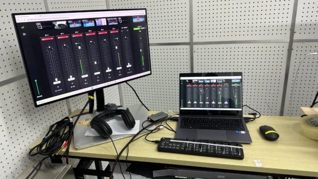 TVU Producer云导播调音台界面