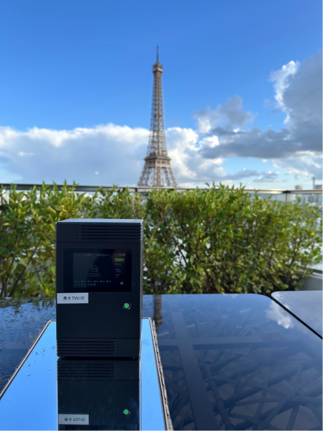 TVU Router旗舰版多网聚合路由器为巴黎的多个活动直播提供高带宽网络接入