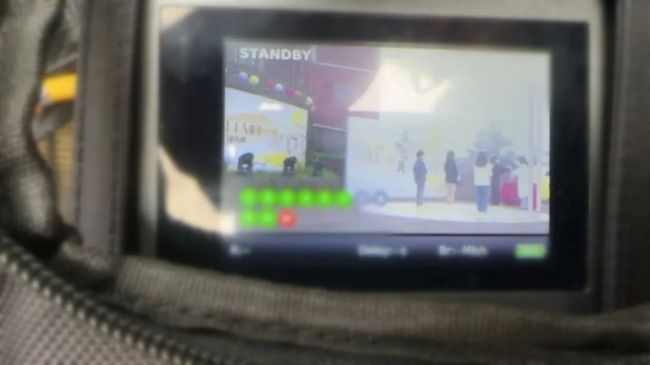 TVU One直播背包采集现场画面