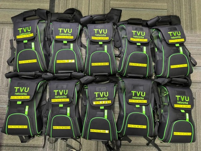 10 套 TVU One 直播背包准备中